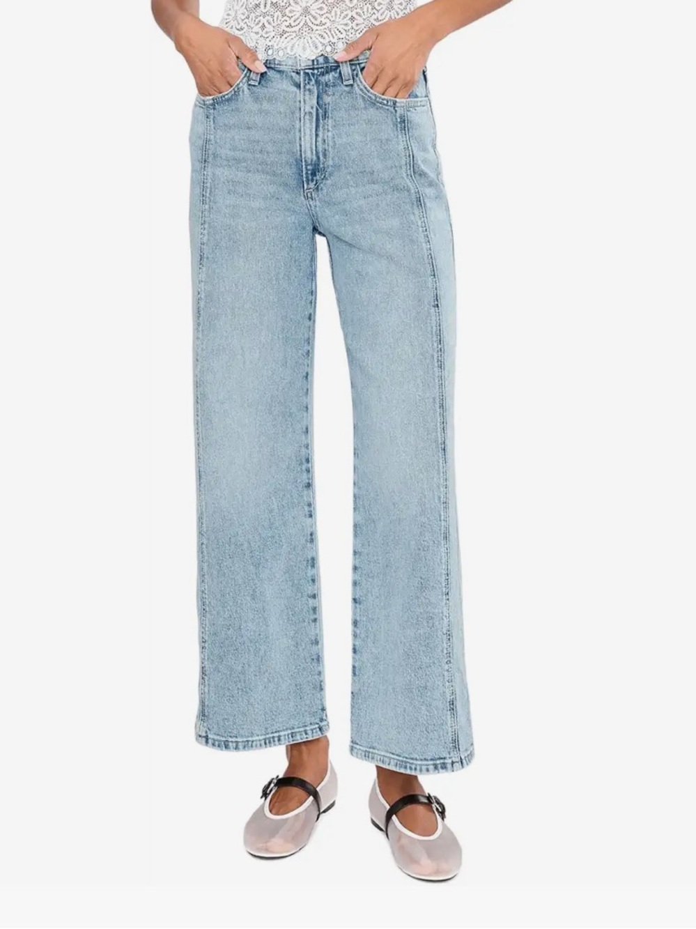 Joe's Jeans THE SEAMED MIA
HIGH RISE WIDE LEG ANKLE JEANS